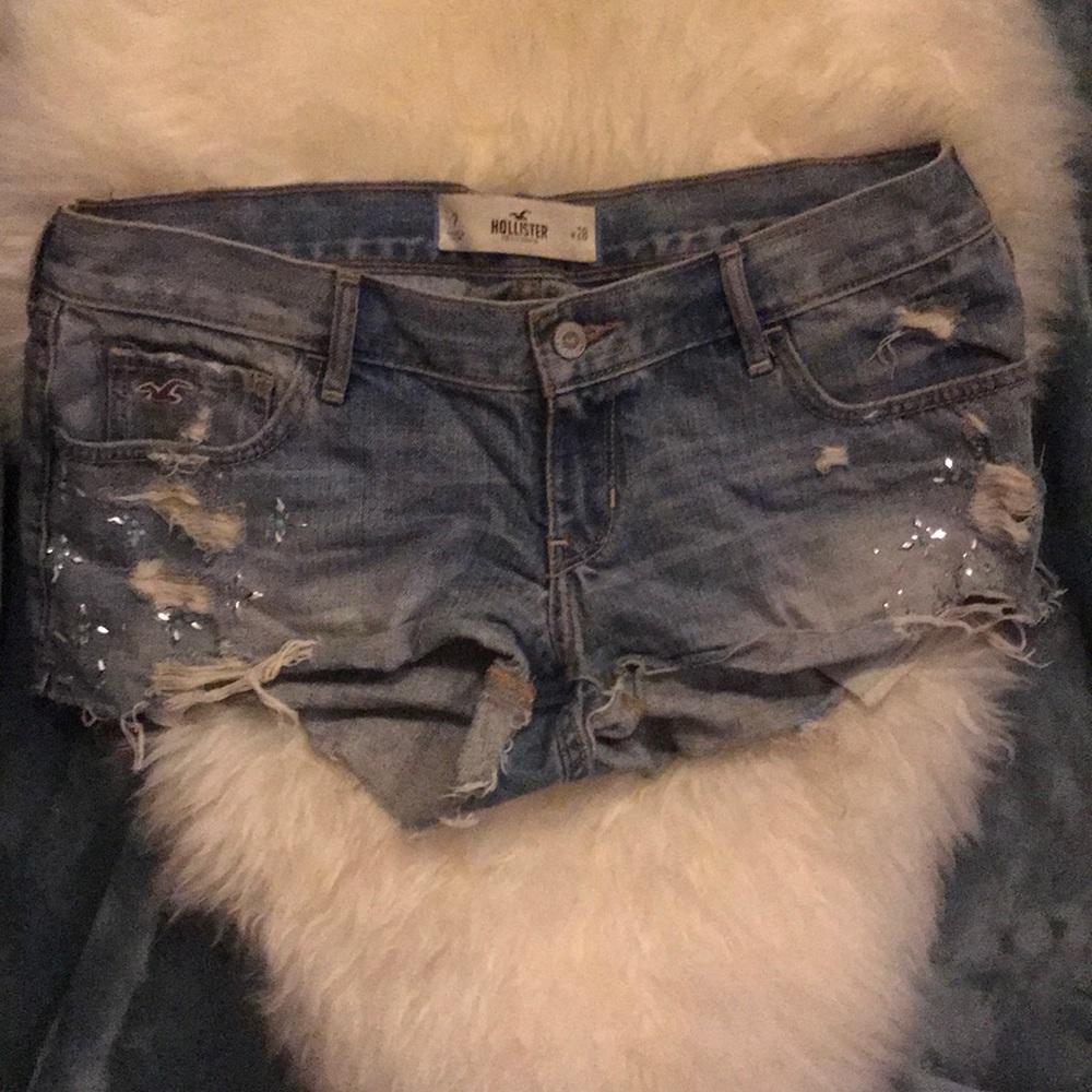 Distressed Hollister Shorts